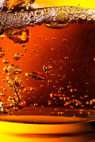 detail of an alcoholic drink