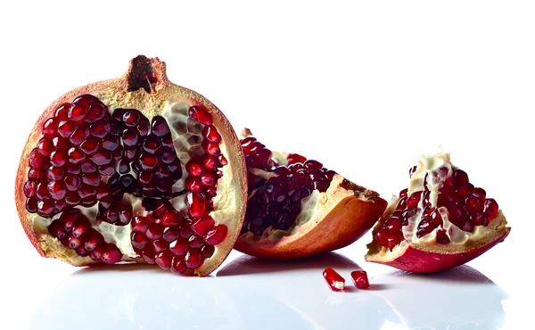 Pomegranate isolated on  white — Stock Photo, Image