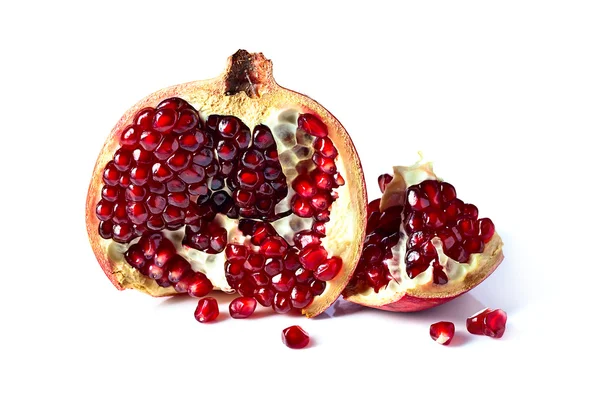Pomegranate isolated on  white — Stock Photo, Image