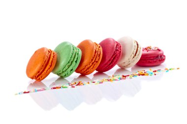 beyaz üzerinde izole çerezler 