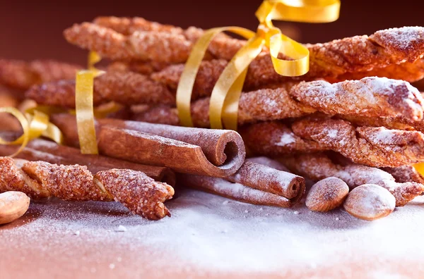 Cookies with cinnamon — Stock Photo, Image