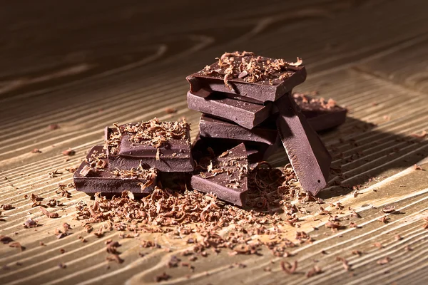 Czarny czekolada — Zdjęcie stockowe