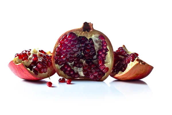 Pomegranate isolated on  white — Stock Photo, Image