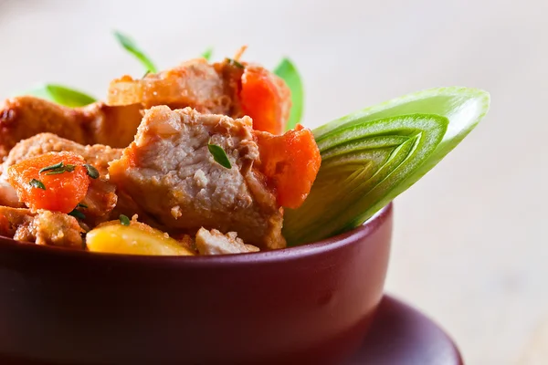 Beef Stew with Carrots and Potatoes — Stock Photo, Image