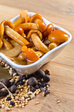 Baharat ile Marine mantar