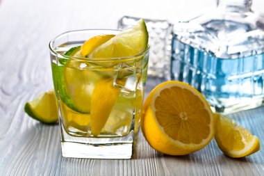 buz ve limon içecek 