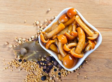 Baharat ile Marine mantar