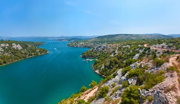 Bay in the Mediterranean sea , Montenegro — Stock Photo, Image