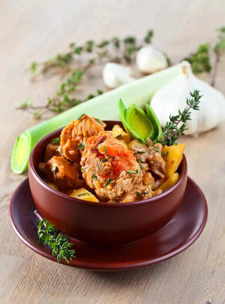 Beef Stew with Carrots and Potatoes — Stock Image Beef Stew with Carrots and Potatoes Stock Picture