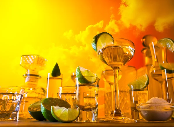 Gold tequila — Stock Photo, Image