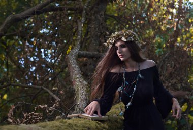 Karanlık ormanda cadı 