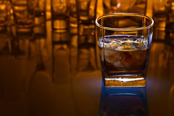 Whisky con ghiaccio — Foto Stock