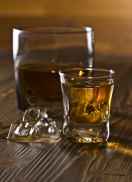 Whisky et glace naturelle — Photo