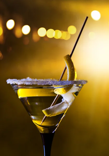 Martini al limone e zucchero — Foto Stock