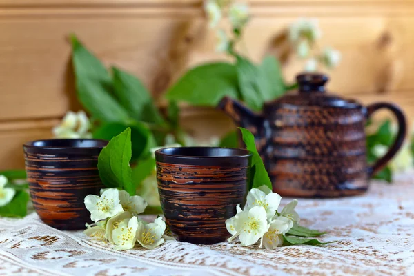 Jasmine tea — Stock Photo, Image