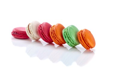 beyaz üzerinde izole çerezler