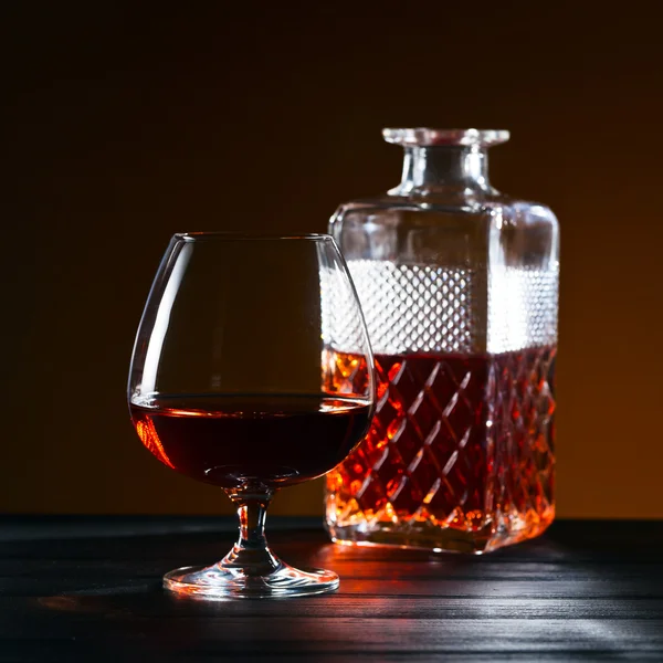 Panáků s brandy — Stock fotografie