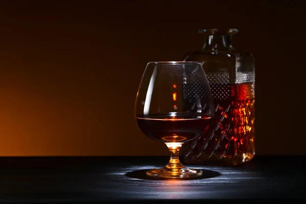 Panáků s brandy — Stock fotografie