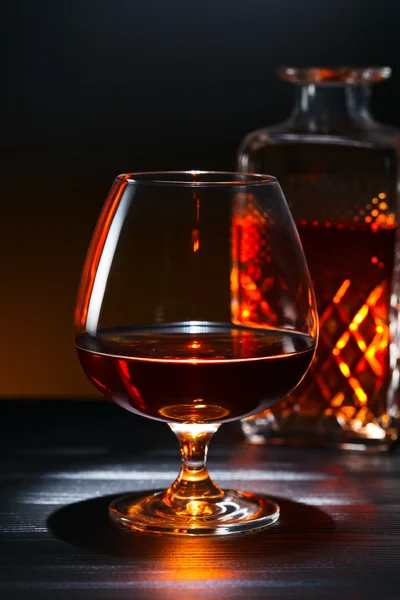 Snifter con brandy — Foto Stock