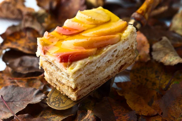 Sweet pie with apples — Stock Photo, Image