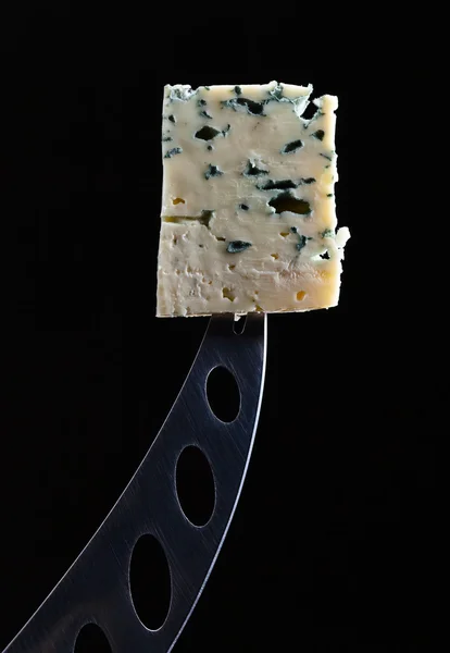 Gorgonzola  and  knife — Stock Photo, Image