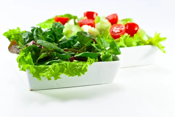 Kom van gemengde salade — Stockfoto