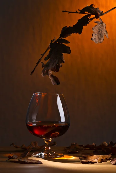 Snifter of brandy — Stock Photo, Image