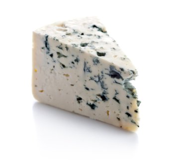  Beyaz izole Gorgonzola