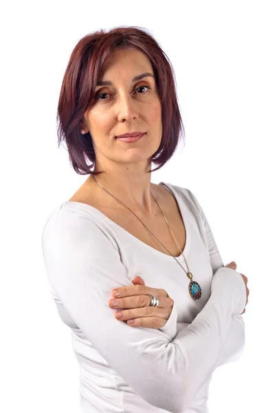 Retrato de mujer de mediana edad — Foto de Stock