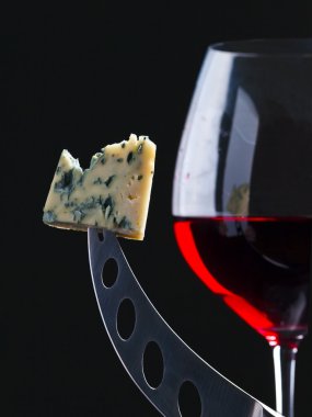 cheese and red wine clipart