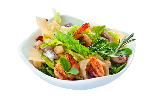 Caesar salad,  saved clipping path — Stock Photo, Image