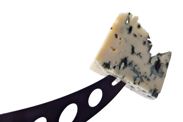 Gorgonzola ost isolerad på vit — Stockfoto