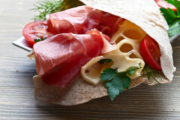 Jamon com queijo — Fotografia de Stock