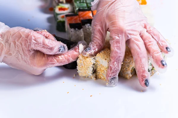 Mesa con mariscos —  Fotos de Stock