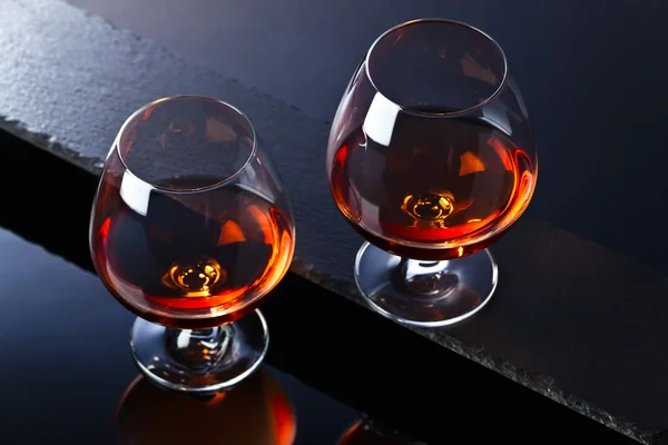 Snifter com brandy — Fotografia de Stock