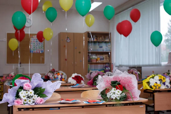 Festliches Klassenzimmer September Nowosibirsk Russland 2020 — Stockfoto