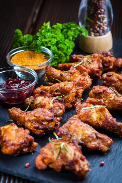 Ailes de poulet barbecue — Photo