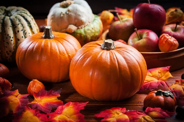 Thanksgiving en Halloween — Stockfoto