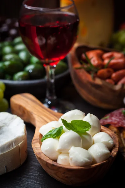 Apetizers and antipasti — Stock Photo, Image