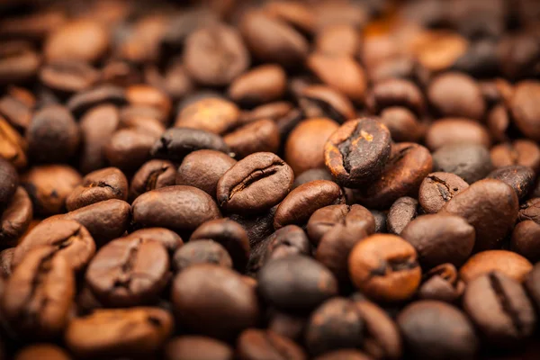 Granos de café tostados como fondo — Foto de Stock