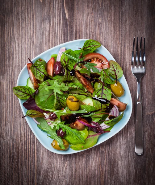 Gemengde caloriearme salade — Stockfoto