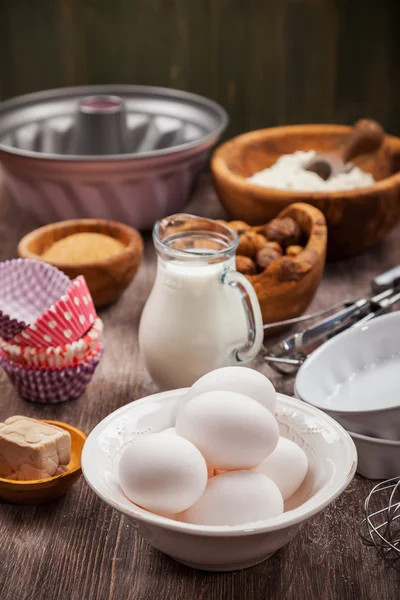 Ingredientes para panificação — Fotografia de Stock