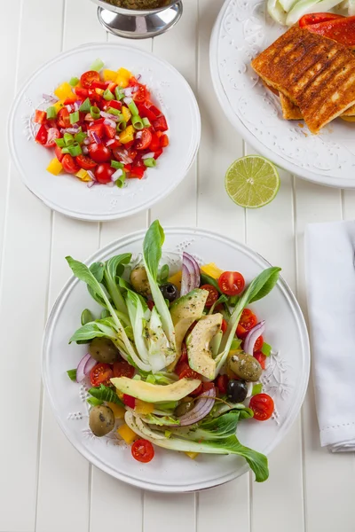 Pak choi salát — Stock fotografie