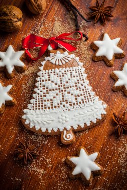 Noel için gingerbread çan