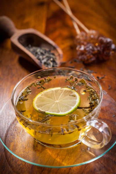 Cup of green tea — Stock Photo, Image