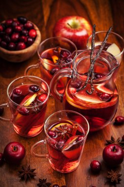 Kış ve yılbaşı için sıcak yumruk