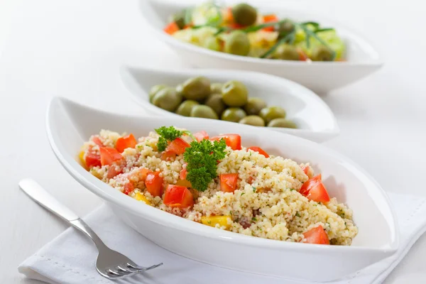 Ensalada de cuscús con verduras —  Fotos de Stock