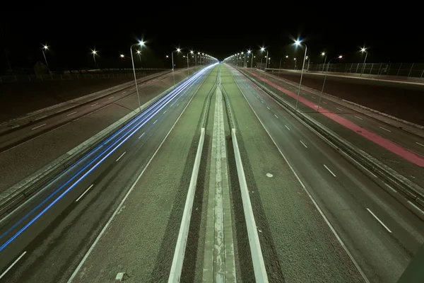 Lublin by-pass por la noche —  Fotos de Stock