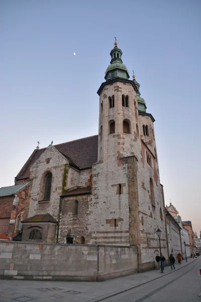 Widok na ulicę miasta Cracow — Zdjęcie stockowe