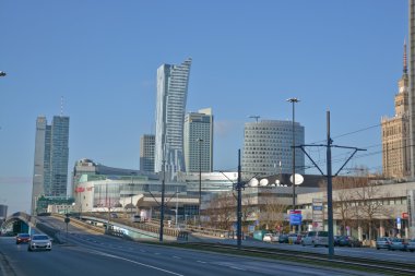 Varşova şehir scape görünümü